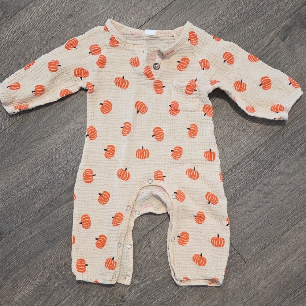 Pumpkin Fall Baby Onesie Unknown Size